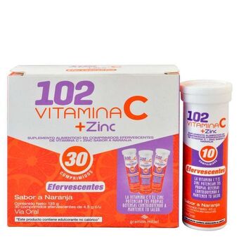 102 vitamina c+ zinc tabletas...