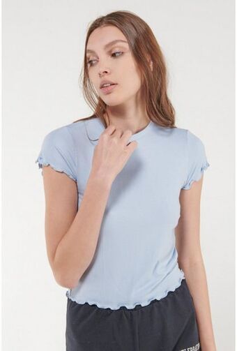 Koaj Camiseta, manga corta, cuello redondo, unicolor. oferta
