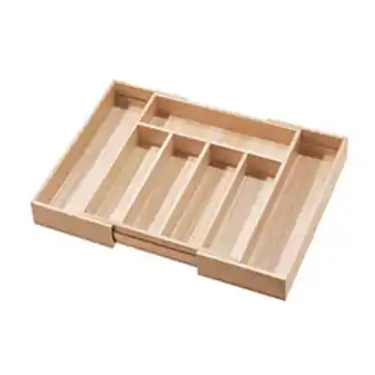 Boyacá Organizador de madera para cubiertos 7 compartimentos oferta