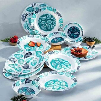 AVON Vajilla 12 piezas hojas oferta