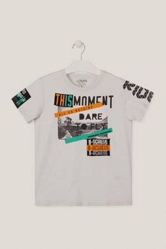 De Prati Camiseta de algodón estampada losan oferta