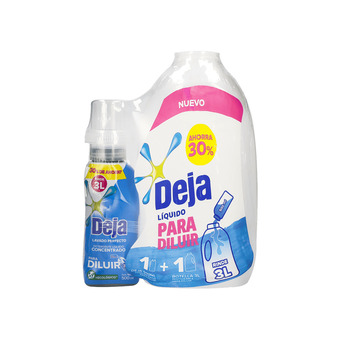 Akí DEJA DETERGENTE LÍQUIDO PARA DILUIR FLORAL+BOTELLA 500 ml oferta