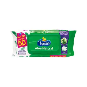 Akí PEQUEÑÍN PAÑOS HÚMEDOS ALOE VERA. 50 u oferta