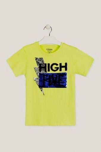 De Prati Camiseta de algodón con lentejuela losan oferta