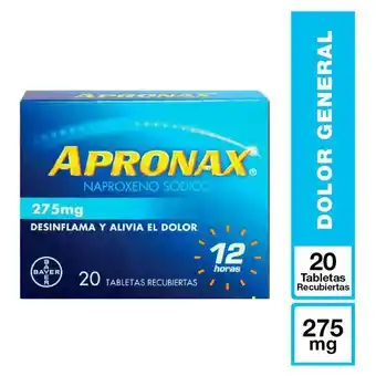 Farmacias Medicity Apronax tabletas 275 mg caja con 20... oferta