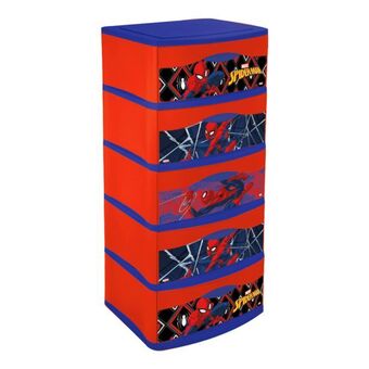 Pycca Cajonera marvel spiderman rojo 5 pisos oferta