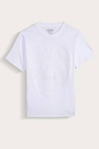 De Prati Camiseta de algodón con relieve losan oferta