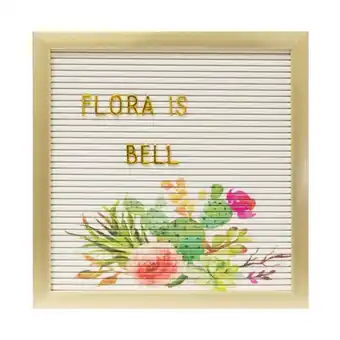 Pycca Cuadro letras doradas 26 x 26 cm oferta