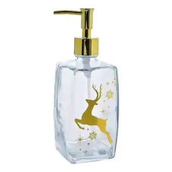 Pycca Dispensador de jabón navideño transparente oferta