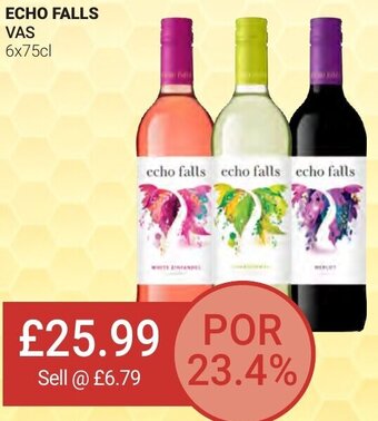 Bestway Echo Falls Vas 6x75cl offer
