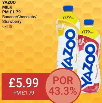 Bestway Yazoo Milk PM £1.79 6x1ltr offer