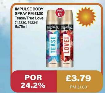 Bestway Impulse Body Spray offer