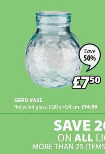 JYSK Gerd Vase offer
