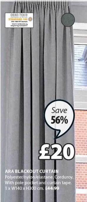 JYSK Ara Blackout Curtain offer