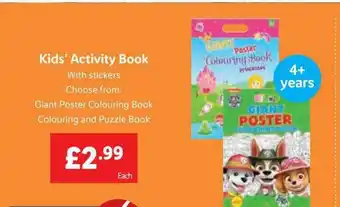 Lidl Kids' Activity Book offer