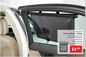 Lidl Car Sun Blinds 2 Pack offer