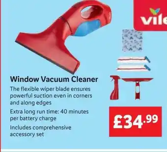 Lidl Window Vacuum Cleaner offer