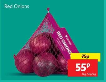 Lidl Red Onions offer