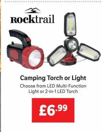 Lidl Camping Torch Or Light offer