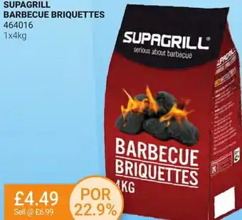 Bestway Supagrill Barbecue Briquettes 464016 1x4kg offer