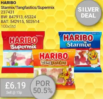 Bestway Haribo Starmix/Tangfastics/Supermix 237431 BW: 847913,65324 BAT: 542915,502614 100xStd offer