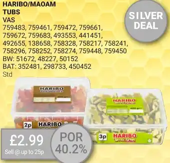 Bestway Haribo/Maoam Tubs offer