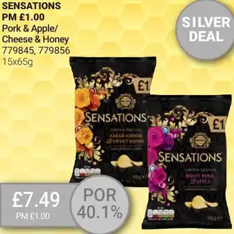 Bestway Sensations PM £1.00 Pork & Apple/Cheese & Honey 15x65g offer