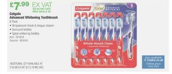 Costco Colgate Advanced Whitening Toothbrush offer