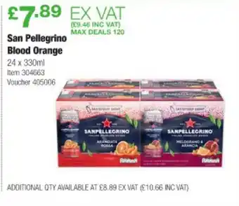 Costco San Pellegrino Blood Orange offer