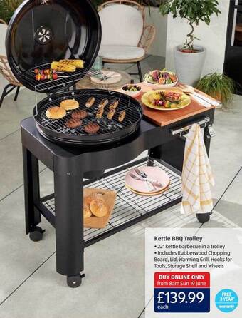 Aldi Kettle Bbq Trolley offer