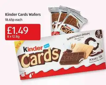 Aldi Kinder Cards Wafers offer