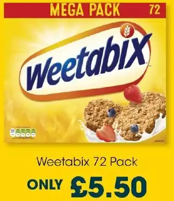 Centra Weetabix 72 Pack offer