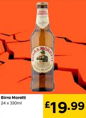 Bestway Birra Moretti 24 x 330ml offer