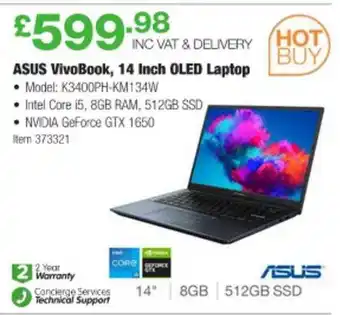 Costco Asus Vivobook 14 Inch Oled Laptop offer