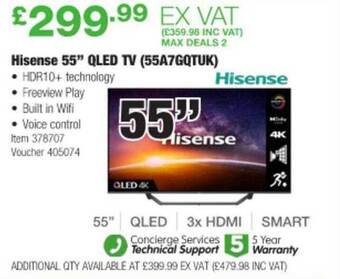 Costco Hisense 55 offer