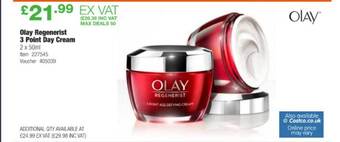 Costco Olay Regenerist 3 Point Day Cream offer