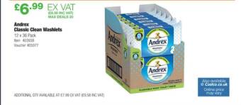 Costco Andrex Classic Clean Washlets offer