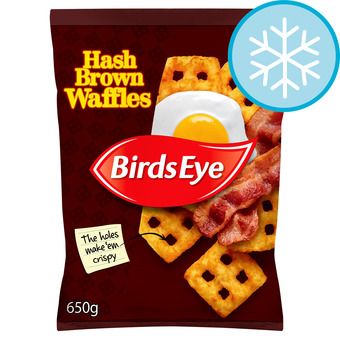 Tesco Birds Eye Hash Brown Waffles 650G offer