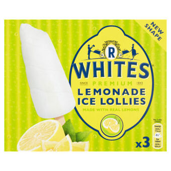 Asda R Whites 3 Lemonade Ice Lollies offer