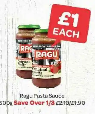 Spar Ragu Pasta Sauce offer