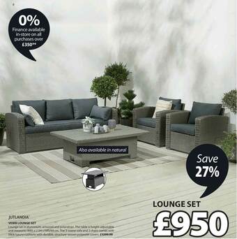 JYSK Vemb Lounge Set offer