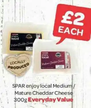Spar Spar Enjoy Local Medium - Mature Cheddar Cheese offer