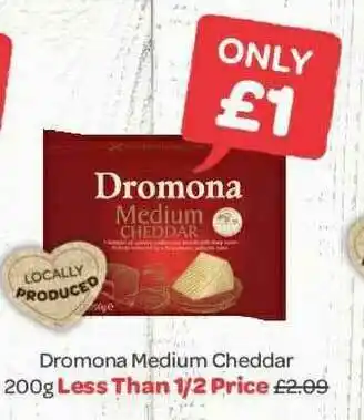 Spar Dromona Medium Cheddar offer