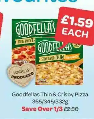 Spar Goodfellas Thin & Crispy Pizza offer