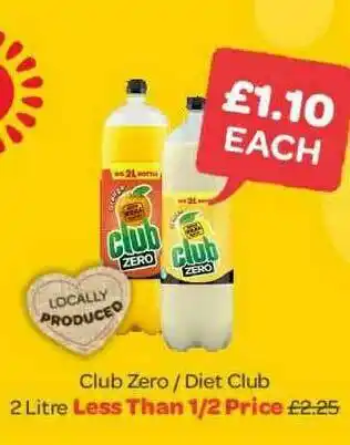 Spar Club Zero - Diet Club offer