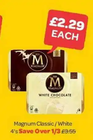 Spar Magnum Classic - White offer
