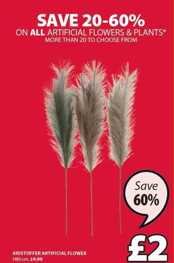 JYSK Kristoffer Artificial Flower offer