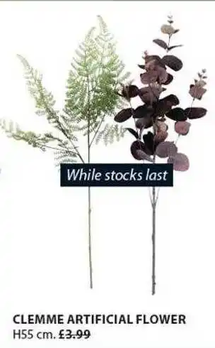 JYSK Clemme Artificial Flower offer