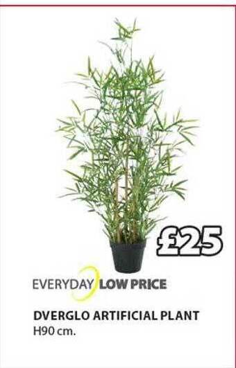 JYSK Dverglo Artificial Plant offer