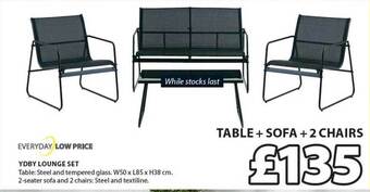 JYSK Ydby Lounge Set offer